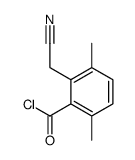Benzoyl chloride, 2-(cyanomethyl)-3,6-dimethyl- (8CI)结构式