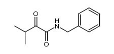 N-benzyl-3-methyl-2-oxobutanamide Structure
