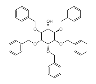 D-myo-Inositol, 1,2,4,5,6-pentakis-O-(phenylmethyl)- Structure