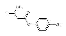 乙酰乙酸-4-羟基苯基甲酯结构式