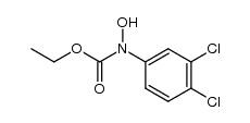ethyl (3,4-dichlorophenyl)(hydroxy)carbamate Structure