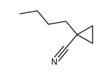 1-Butylcyclopropancarbonitril Structure