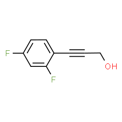 3-(2,4-二氟苯基)丙-2-炔-1-醇结构式