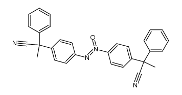 (Z)-1,2-bis(4-(1-cyano-1-phenylethyl)phenyl)diazene oxide结构式