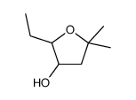 2-ethyl-5,5-dimethyloxolan-3-ol Structure