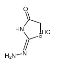 thiazolidine-2,4-dione-2-hydrazone, hydrochloride Structure
