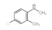 Benzenamine, 4-chloro-N,2-dimethyl- structure