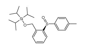 (S)-2-(Triisopropylsyloxymethyl)phenyl p-tolylsulfoxide Structure