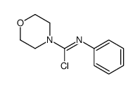 N-phenylmorpholine-4-carboximidoyl chloride结构式