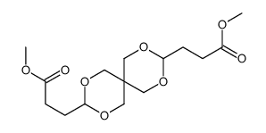 3,9-BIS(2-CARBOMETHOXYETHYL)-2,4,8,10-TETROXASPIRO[5.5]UNDECANE结构式