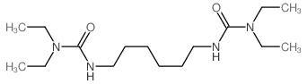 Urea,N,N''-1,6-hexanediylbis[N',N'-diethyl- (9CI)结构式