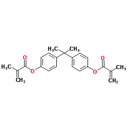 4,4'-异亚丙基二苯酚二甲基烯丙酸酯结构式