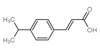 4-异丙基肉桂酸结构式