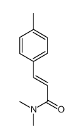 N,N-dimethyl-3-(4-methylphenyl)prop-2-enamide结构式