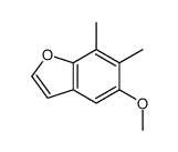5-methoxy-6,7-dimethyl-1-benzofuran Structure