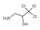 3,3,3-trichloro-1-amino-2-propanol Structure