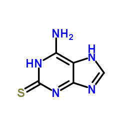 6-氨基-2-疏基嘌呤图片