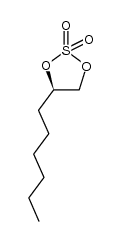 (R)-4-hexyl-1,3,2-dioxathiolane 2,2-dioxide Structure