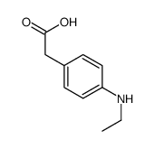 2-[4-(ethylamino)phenyl]acetic acid结构式