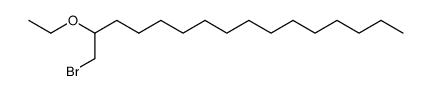 2-ethoxy-1-bromo-hexadecane Structure
