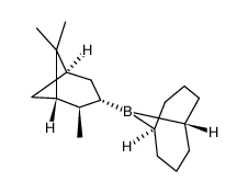 b-isopinocampheyl-9-borabicyclo[3.3.1]nonane structure