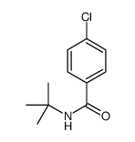 N-叔丁基-4-氯苯甲酰胺结构式