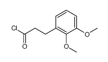 3-(2,3-dimethoxyphenyl)propionyl chloride Structure