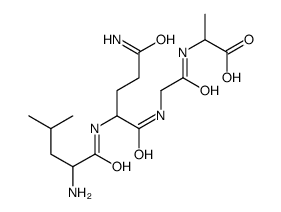 (2S)-2-[[2-[[(2S)-5-amino-2-[[(2S)-2-amino-4-methylpentanoyl]amino]-5-oxopentanoyl]amino]acetyl]amino]propanoic acid Structure