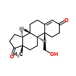19-羟基雄甾-4-烯-3,17-二酮结构式