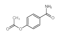 Benzamide,4-(acetyloxy)- Structure