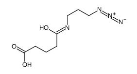 5-(3-azidopropylamino)-5-oxopentanoic acid Structure