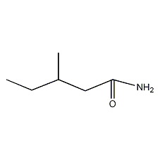 3-Methylvaleramide Structure