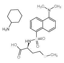 dansyl-l-methionine, cyclohexylammonium salt Structure