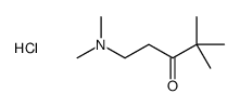 1-(Dimethylamino)-4,4-dimethyl-3-pentanone hydrochloride结构式