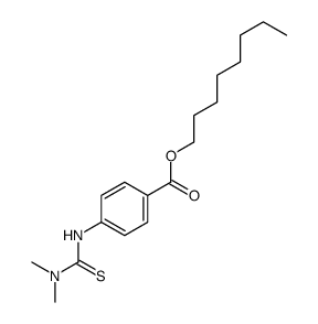 octyl 4-(dimethylcarbamothioylamino)benzoate结构式