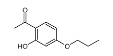 1-(2-hydroxy-4-propoxy-phenyl)-ethanone结构式