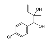1-(4-chlorophenyl)-2-methylbut-3-ene-1,2-diol结构式