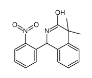 4,4-dimethyl-1-(2-nitrophenyl)-1,2-dihydroisoquinolin-3-one结构式