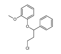 1-(3-chloro-1-phenylpropoxy)-2-methoxybenzene结构式