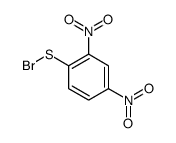 (2,4-dinitrophenyl) thiohypobromite Structure
