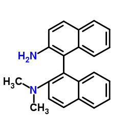 (R)-N,N-二甲基-1,1'-联萘胺结构式