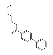 4-庚酰基联苯结构式