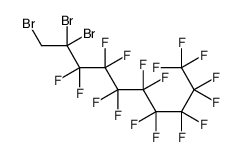 9,9,10-Tribromo-1,1,1,2,2,3,3,4,4,5,5,6,6,7,7,8,8-heptadecafluoro decane Structure