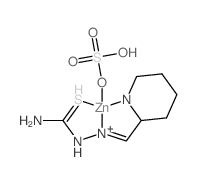 2-Formylpyridine thiosemicarbazone zinc sulfate结构式