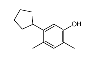 5-cyclopentyl-2,4-xylenol Structure