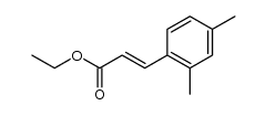 (E)-ethyl 3-(2,4-dimethylphenyl)acrylate结构式