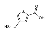 4-(sulfanylmethyl)thiophene-2-carboxylic acid Structure