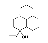 4-ethenyl-1-propyl-2,3,4a,5,6,7,8,8a-octahydroquinolin-4-ol结构式
