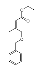 ethyl 3-methyl-4-phenylmethoxybut-2-enoate Structure
