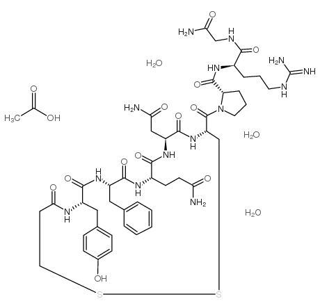 desmopressin acetate Structure